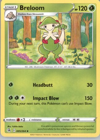 Breloom SWSH08: Fusion Strike 005/264