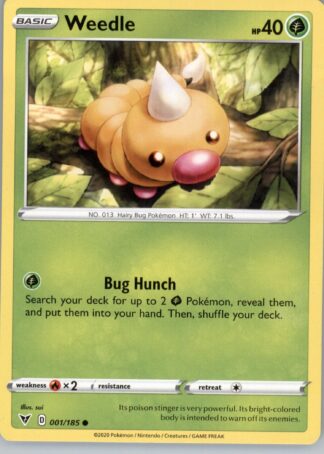 Weedle SWSH04: Vivid Voltage 001/185