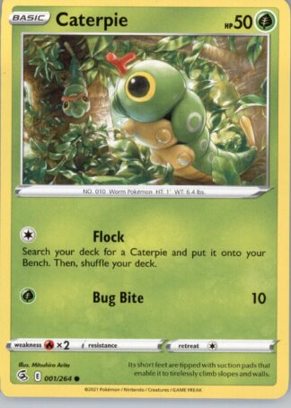 Caterpie SWSH08: Fusion Strike 001/264