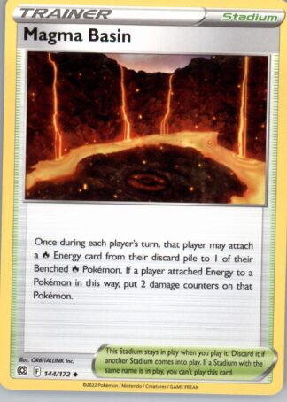 Magma Basin SWSH09: Brilliant Stars 144/172 (Normal)
