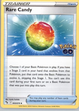 Rare Candy Pokemon GO 069/078