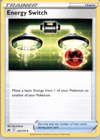 Energy Switch SWSH: Crown Zenith 129/159 (Normal)