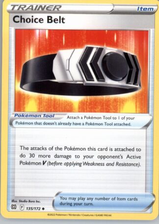 Choice Belt SWSH09: Brilliant Stars 135/172
