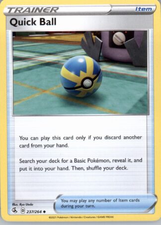 Quick Ball SWSH08: Fusion Strike 237/264
