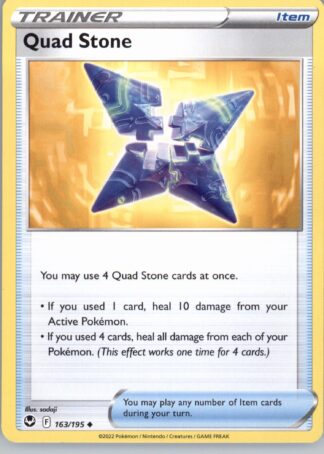 Quad Stone SWSH12: Silver Tempest 163/195
