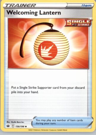 Welcoming Lantern SWSH06: Chilling Reign 156/198