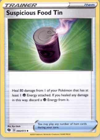 Suspicious Food Tin Champion's Path 66/73
