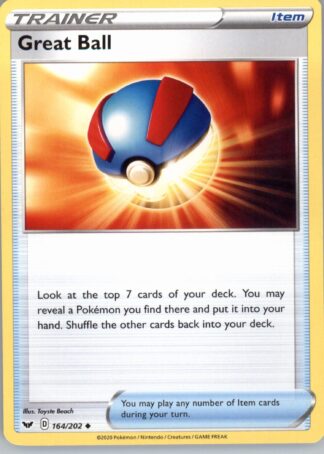 Great Ball SWSH01: Sword & Shield Base Set 164/202
