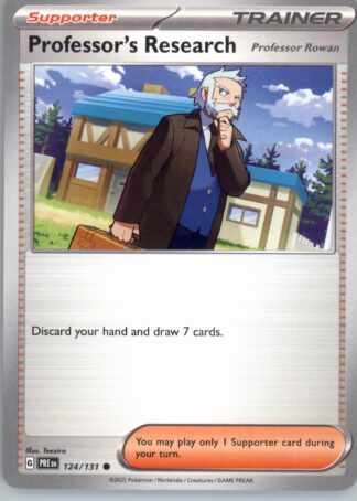 Professor's Research [Professor Rowan] SV: Prismatic Evolutions 124/131