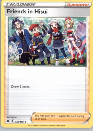 Friends in Hisui SWSH: Crown Zenith 130/159