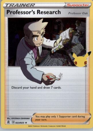 Professor's Research [Professor Oak] Celebrations 023/025