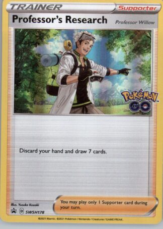 Professor's Research [Professor Willow] SWSH: Sword & Shield Promo Cards SWSH178