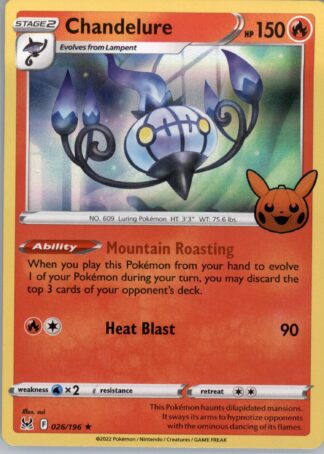 Chandelure Trick or Trade BOOster Bundle 2023 026/196