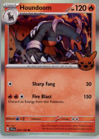 Houndoom Trick or Trade BOOster Bundle 2023 034/198