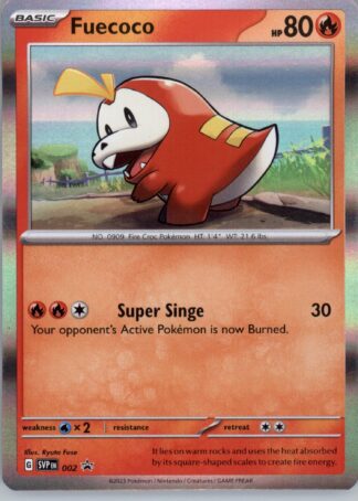 Fuecoco SV: Scarlet & Violet Promo Cards 002