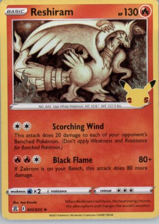 Reshiram Celebrations 002/025