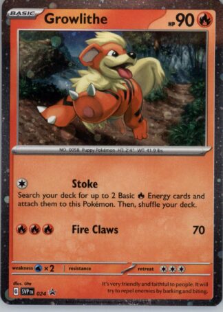 Growlithe SV: Scarlet & Violet Promo Cards 024