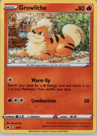 Growlithe McDonald's Promos 2022 004/015