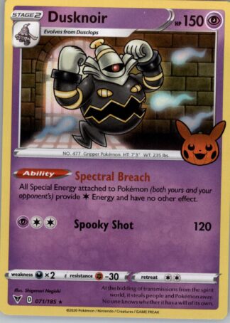 Dusknoir Trick or Trade BOOster Bundle 2023 071/185