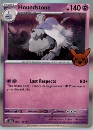 Houndstone Trick or Trade BOOster Bundle 2023 106/198