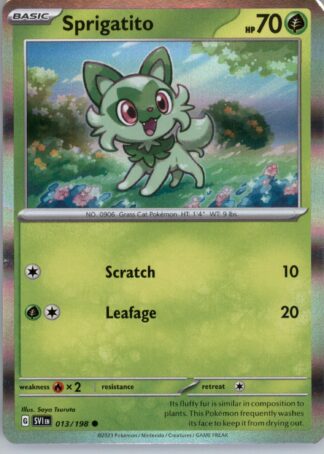 Sprigatito SV01: Scarlet & Violet Base Set 013/198