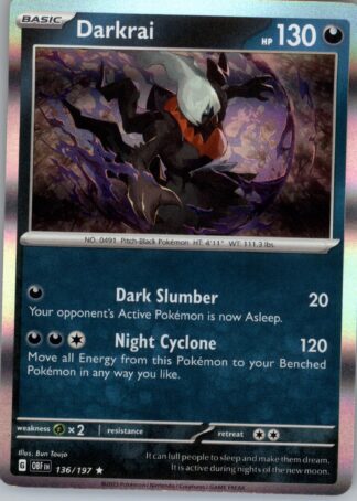 Darkrai SV03: Obsidian Flames 136/197