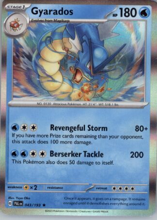Gyarados SV02: Paldea Evolved 043/193