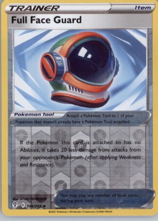 Full Face Guard SWSH07: Evolving Skies 148/203 (Reverse Holofoil)