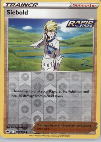 Siebold SWSH06: Chilling Reign 153/198 (Reverse Holofoil)
