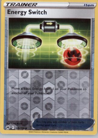 Energy Switch SWSH: Crown Zenith 129/159 (Reverse Holofoil)