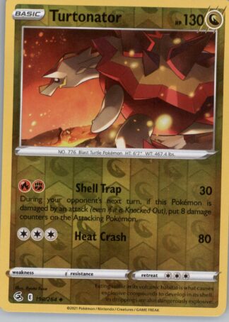 Turtonator SWSH08: Fusion Strike 198/264