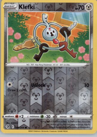 Klefki SWSH08: Fusion Strike 186/264 (Reverse Holofoil)