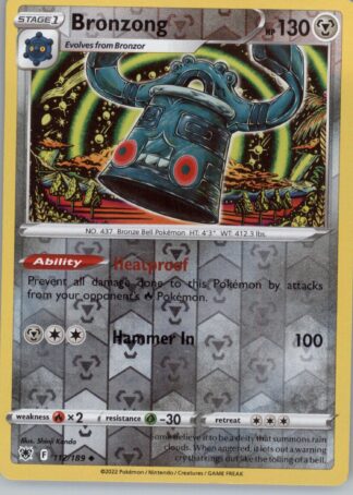 Bronzong SWSH10: Astral Radiance 112/189 (Reverse Holofoil)