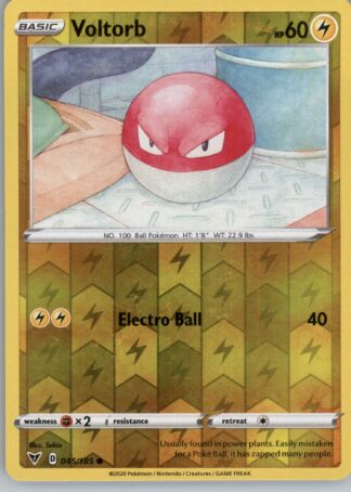 Voltorb SWSH04: Vivid Voltage 045/185 (Reverse Holofoil)