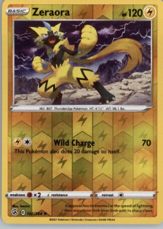 Zeraora SWSH08: Fusion Strike 102/264