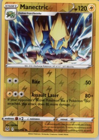 Manectric SWSH11: Lost Origin 055/196