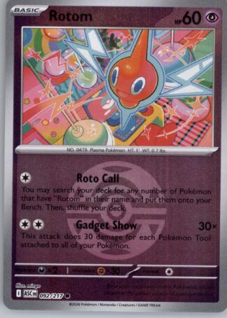 Rotom (Dusk Ball) ME: Ascended Heroes 092/217