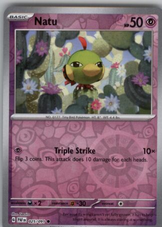 Natu SV: Paldean Fates 025/091