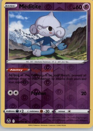 Meditite SWSH12: Silver Tempest 072/195