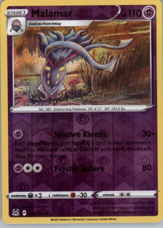 Malamar SWSH11: Lost Origin 078/196 (Reverse Holofoil)