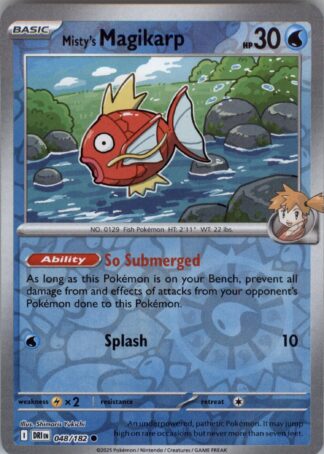 Misty's Magikarp SV10: Destined Rivals 048/182 (Reverse Holofoil)
