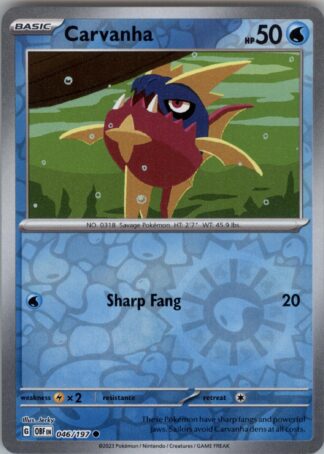 Carvanha SV03: Obsidian Flames 046/197