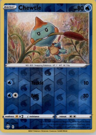 Chewtle Shining Fates 026/072 (Reverse Holofoil)