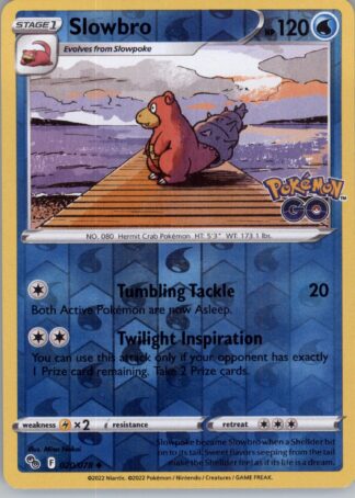 Slowbro Pokemon GO 020/078 (Reverse Holofoil)