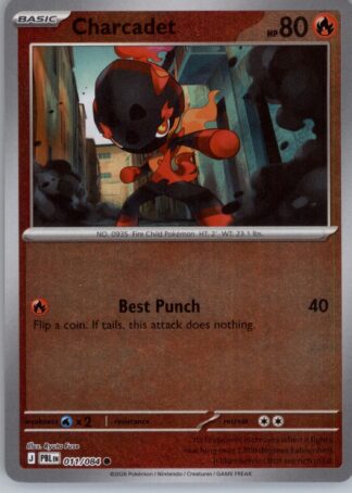 Charcadet ME05: Pitch Black 011/084 (Reverse Holofoil)