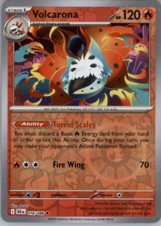 Volcarona SV: Black Bolt 016/086