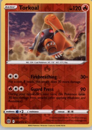 Torkoal SWSH09: Brilliant Stars 023/172 (Reverse Holofoil)