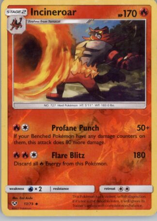 Incineroar Shining Legends 17/73