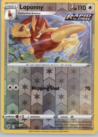 Lopunny SWSH08: Fusion Strike 213/264