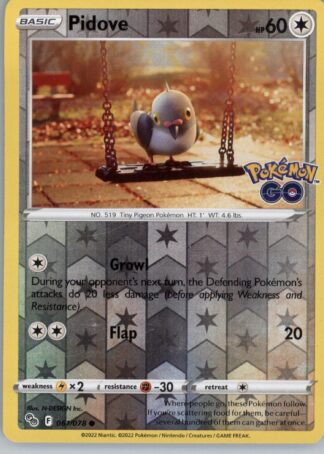 Pidove Pokemon GO 061/078 (Reverse Holofoil)